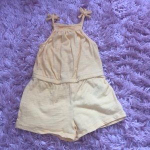 Yellow romper